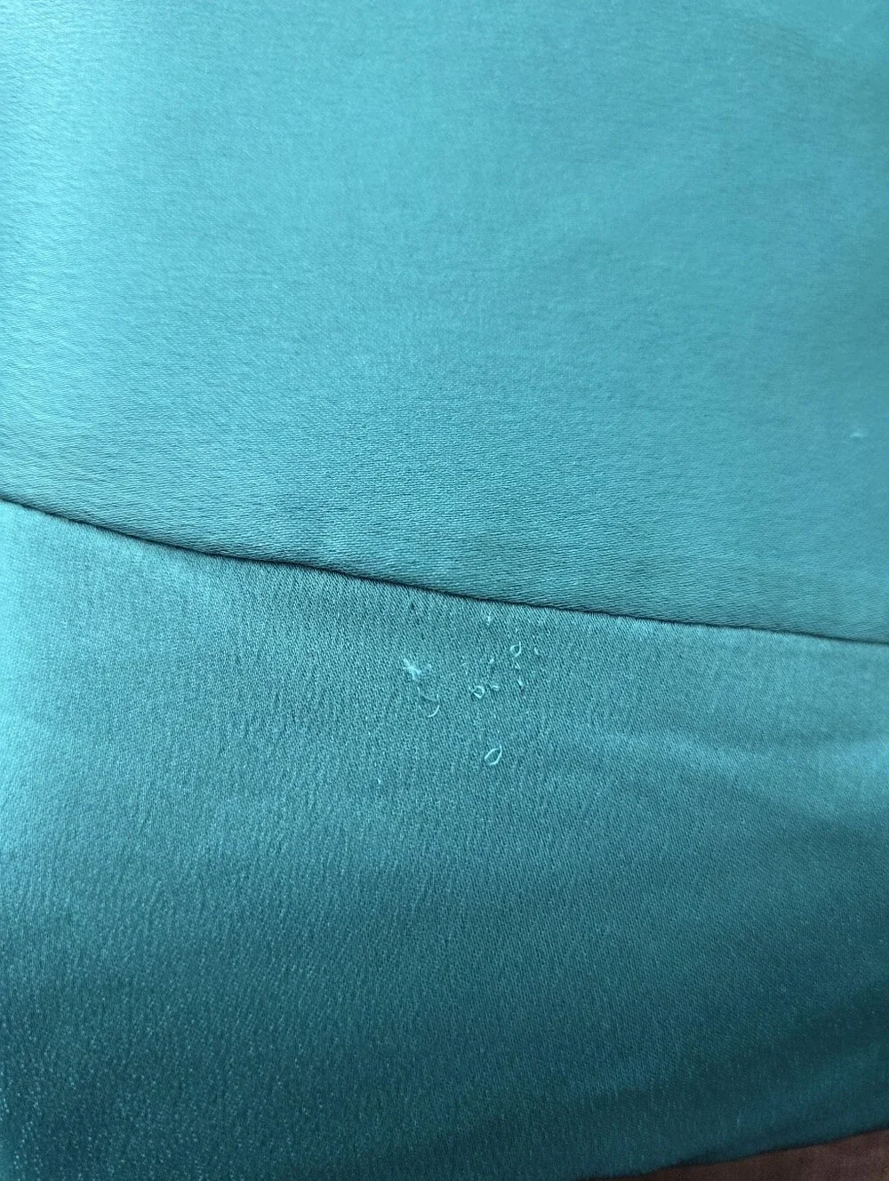 New! Emerald Satin Ruffle Skirt